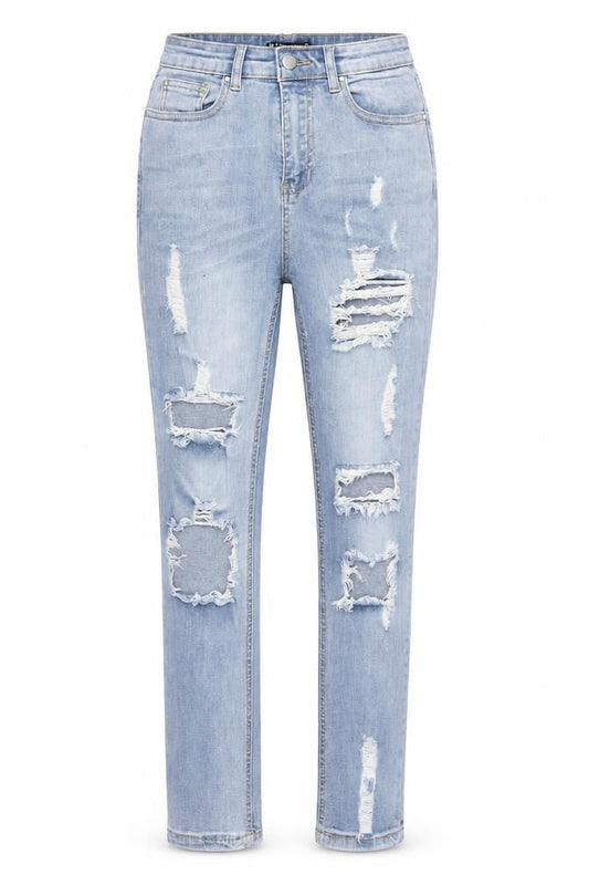Front view of I Saw It First Women's Blue Skinny Jeans, size 6