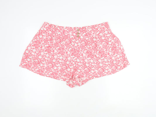 Marks and Spencer Women's Pink Floral Shorts