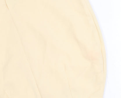 Wallis Women Beige Knee Length Pencil Skirt Size 16