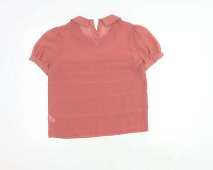 Womens UK Size 8 Topshop Pink  Blouse