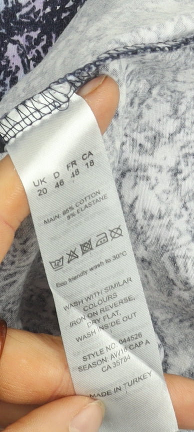 Womens UK Size 20 DASH Multicoloured  T-Shirt