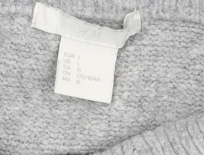 Womens UK Size L H&M Grey Pullover