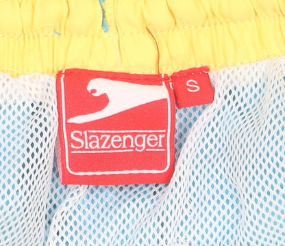 Slazenger Men's Blue Swim Shorts S - Elastic Waist