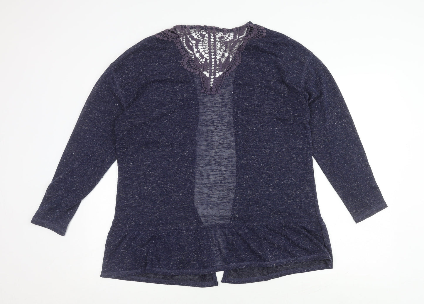 Womens UK Size 16 Marks and Spencer Blue Cardigan Jumper