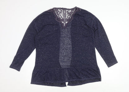 Womens UK Size 16 Marks and Spencer Blue Cardigan Jumper