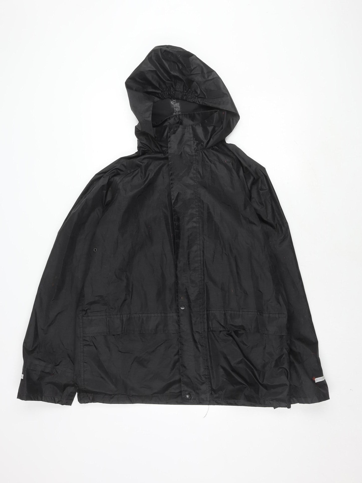 Mens UK Size S Result Core Black Rain Coat