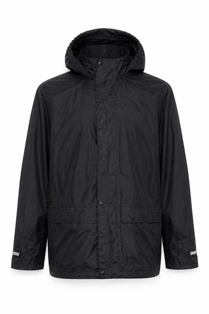 Mens UK Size S Result Core Black Rain Coat
