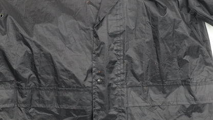 Mens UK Size S Result Core Black Rain Coat