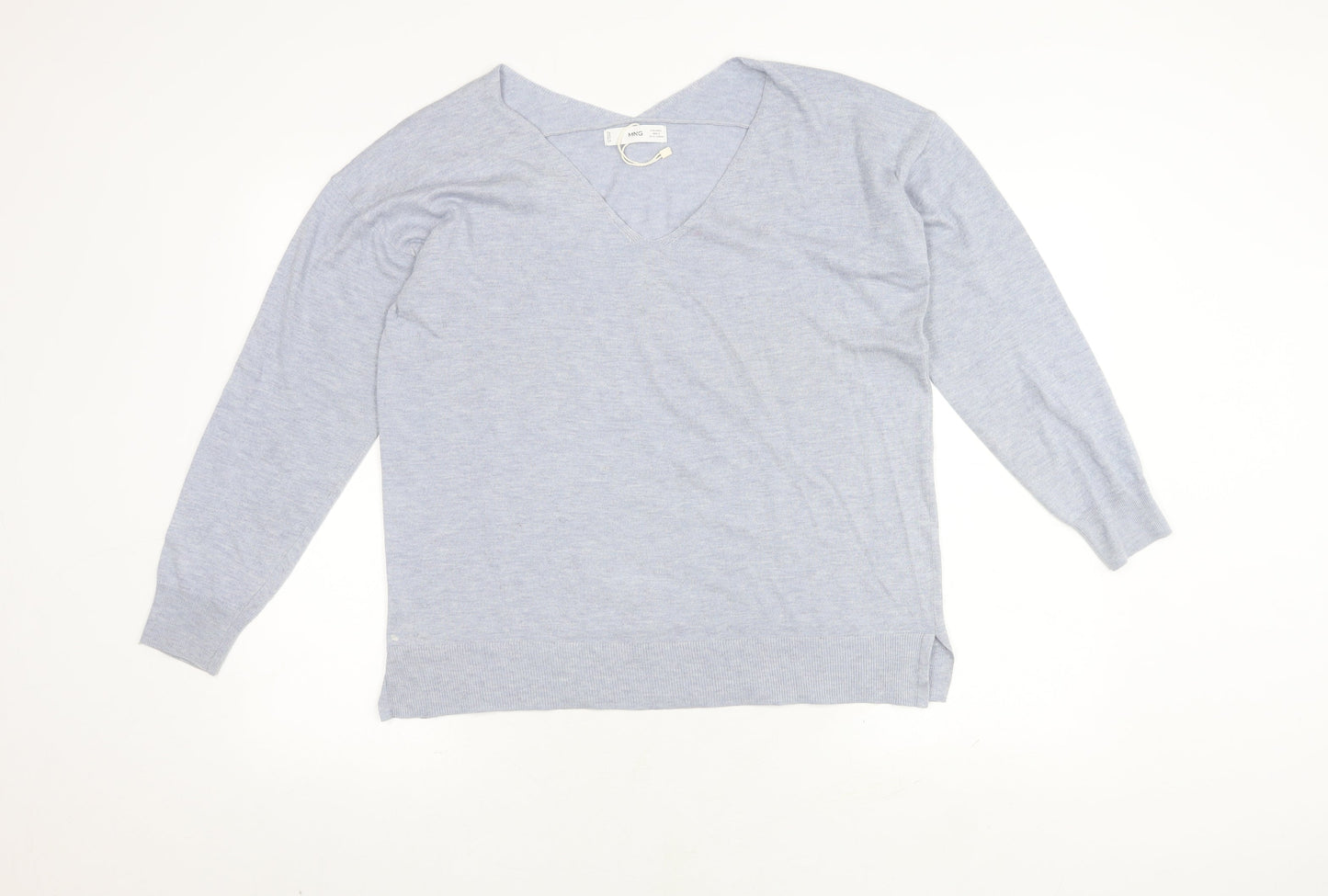 Womens UK Size 12 MNG Grey Pullover Jumper
