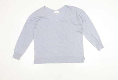 Womens UK Size 12 MNG Grey Pullover Jumper