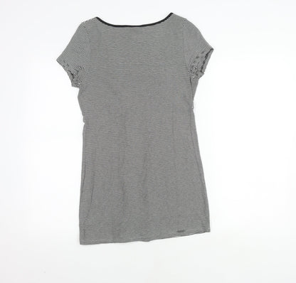 Womens UK Size 8 NEXT Black Basic Blouse