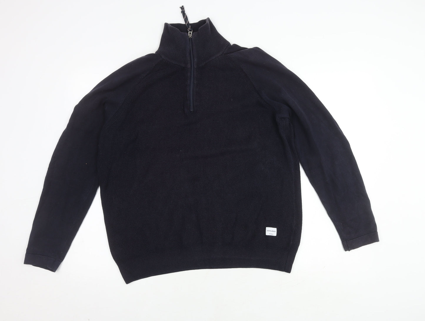 Mens UK Size M JACK & JONES Blue Pullover Sweatshirt
