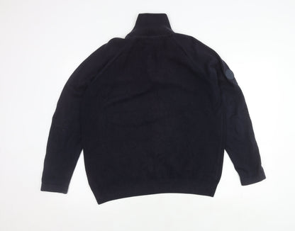 Mens UK Size M JACK & JONES Blue Pullover Sweatshirt