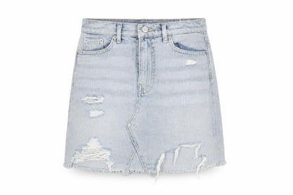 Womens UK Size 6 H&M Mini Denim Skirt