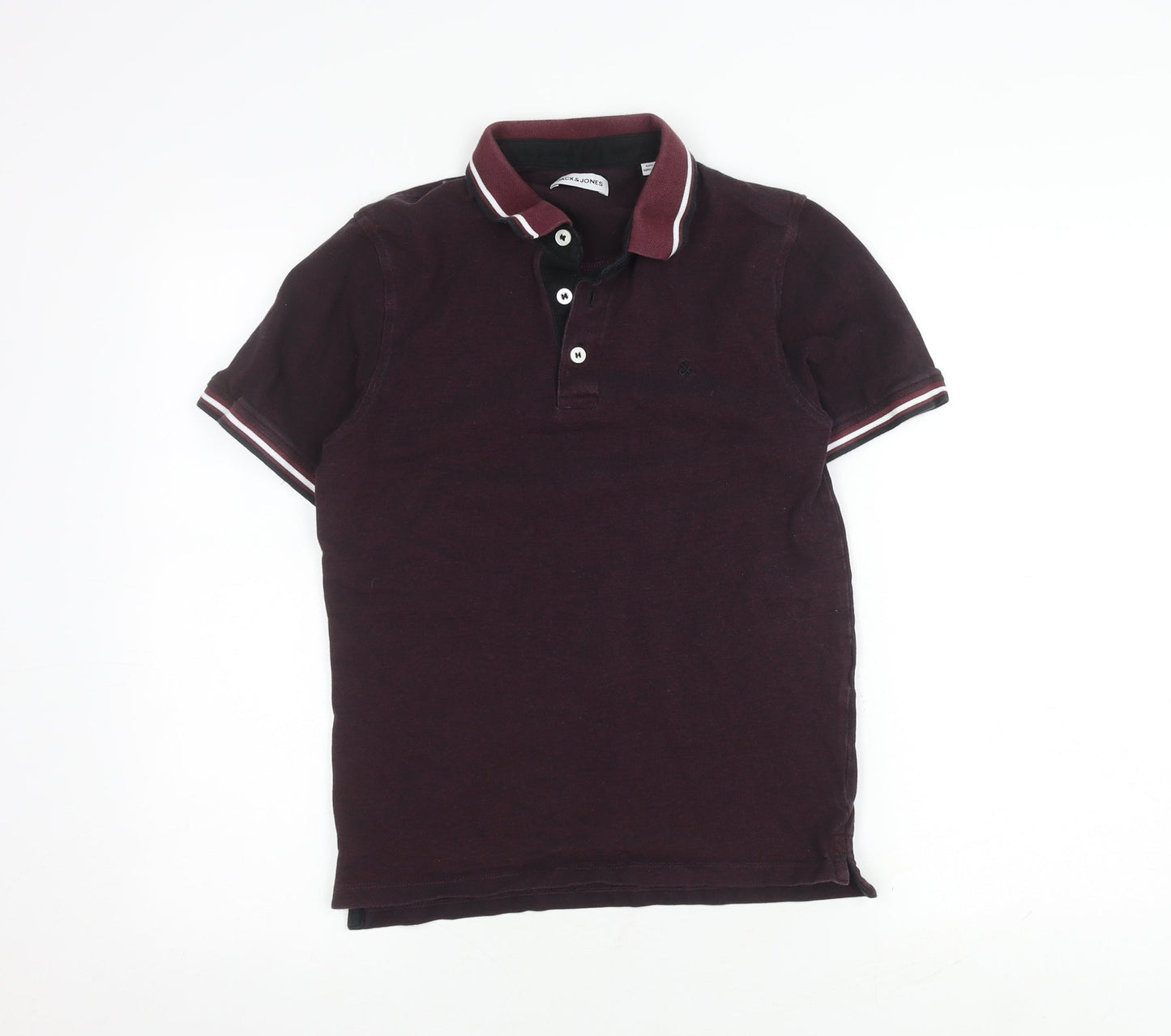 Jack & Jones Men's Purple Polo Shirt, Size S