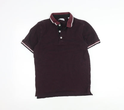 Jack & Jones Men's Purple Polo Shirt, Size S