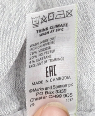 Womens UK Size 12 Marks and Spencer Grey  Jumper