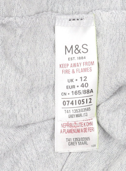 Womens UK Size 12 Marks and Spencer Grey  Jumper