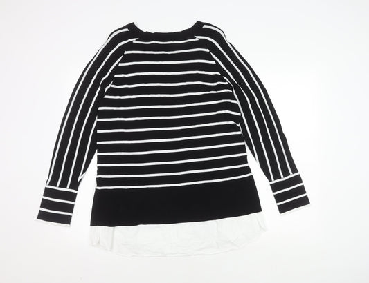 Womens UK Size 16 NEXT Black Basic Blouse