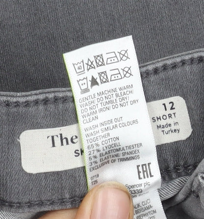 Womens UK Size 12 Marks and Spencer  Skinny Grey Jeans
