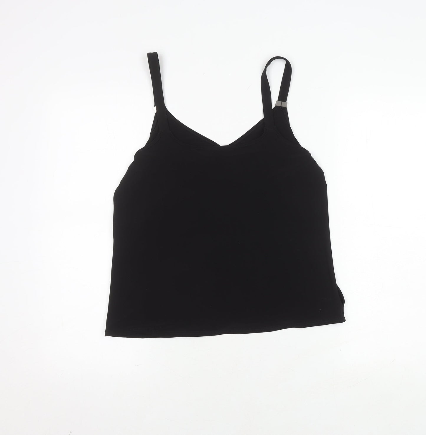 Womens UK Size 10 Wallis Black Camisole Tank