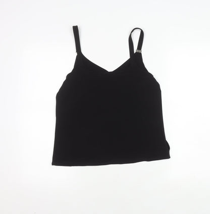 Womens UK Size 10 Wallis Black Camisole Tank