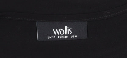 Womens UK Size 10 Wallis Black Camisole Tank