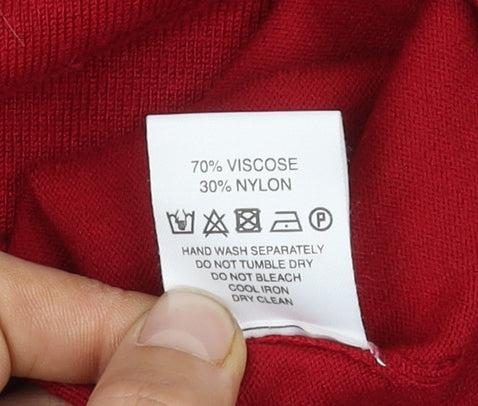 Eastex Red Women's Jumper, Size 18, Sequin Accent