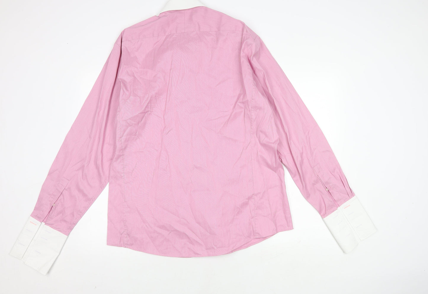 Thomas Pink Men's Pink Slim Fit Dress Shirt