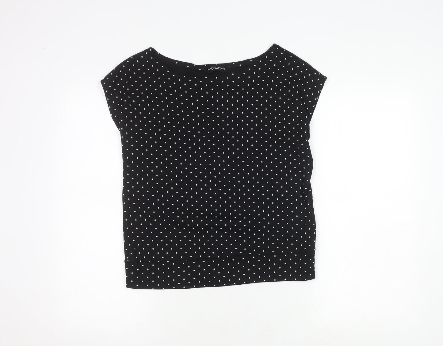 Womens UK Size 18 Dorothy Perkins Black  T-Shirt