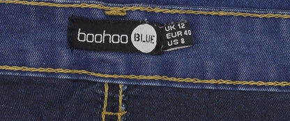 Boohoo Women's Blue Denim Jeans Size 12