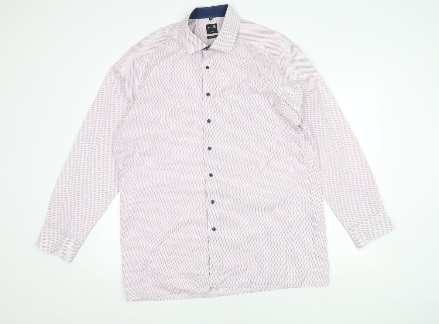 Olymp Luxor Men's Multicoloured Size 44 Regular Fit Shirt