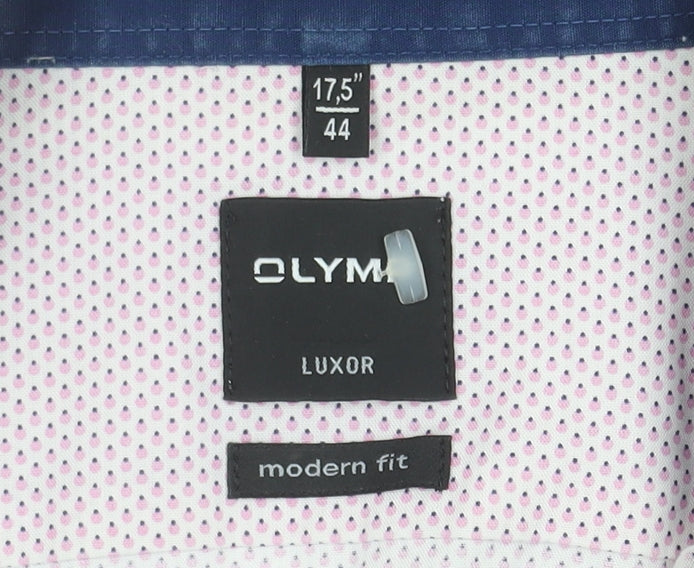 Olymp Luxor Men's Multicoloured Size 44 Regular Fit Shirt