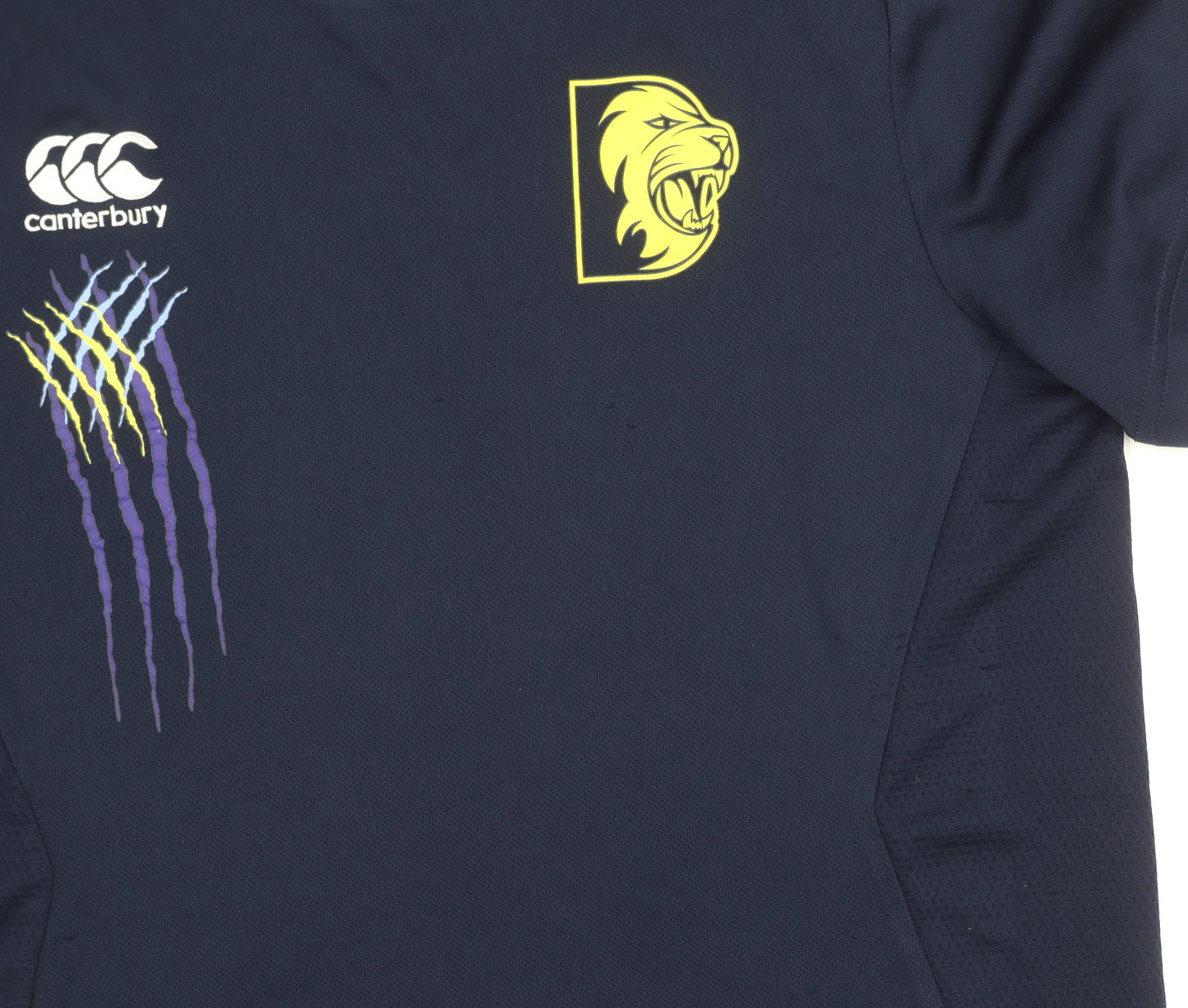 Canterbury Men's Blue Rugby Jersey T-Shirt M