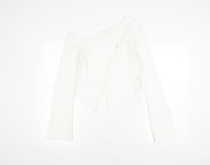 Womens UK Size 12 COLLUSION White  Blouse