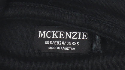 Mens UK Size XS McKenzie Black Pullover Hoodie