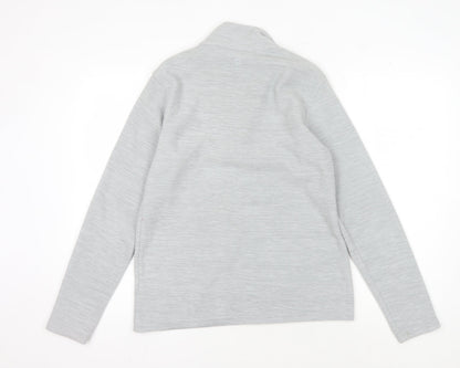 Mountain Warehouse Grey High Neck Women's Sweatshirt Size 10