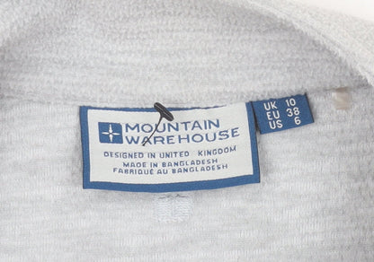 Mountain Warehouse Grey High Neck Women's Sweatshirt Size 10