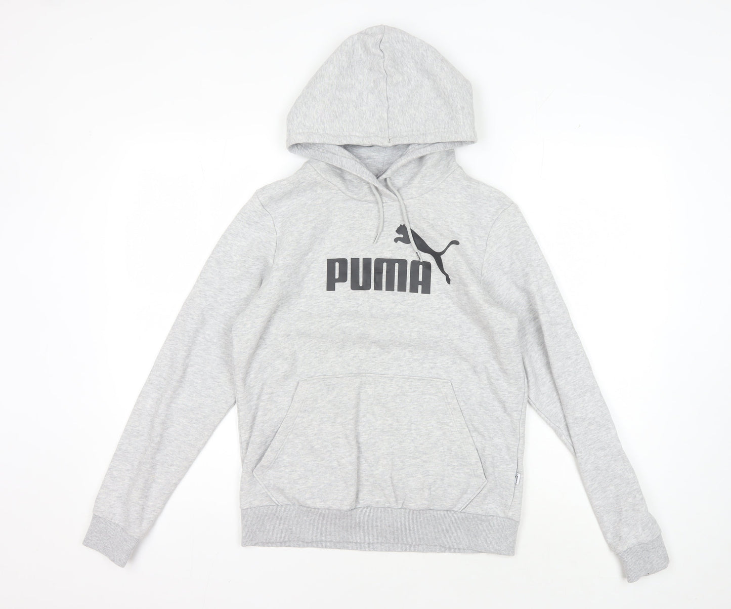 Mens UK Size M PUMA Grey Pullover Hoodie
