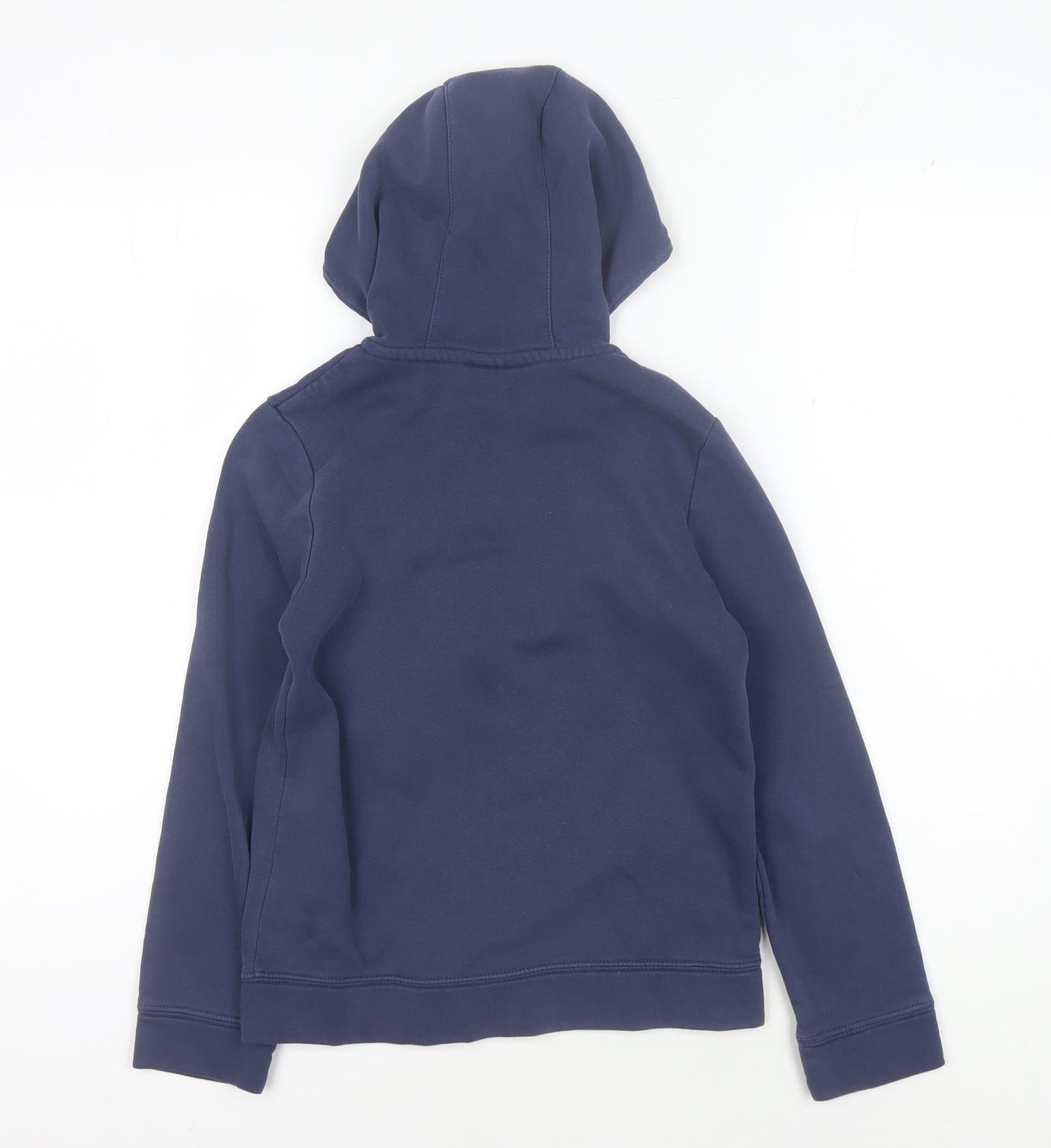 Nike Boys Blue Hooded Fleece Jacket - Size 8Y