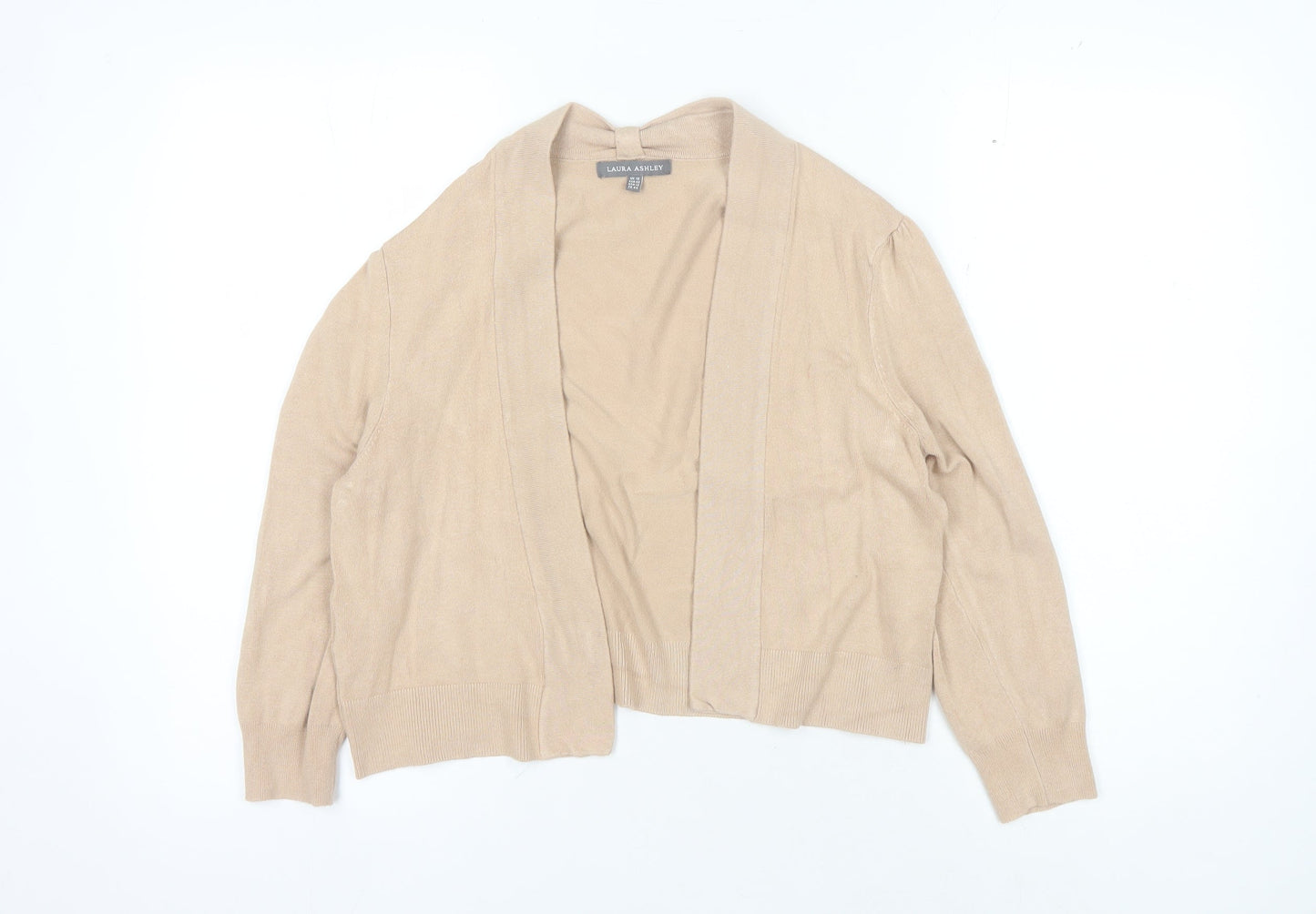 Laura Ashley Women's Beige Cardigan Size 16