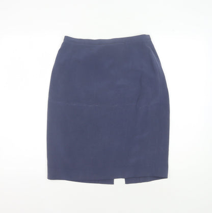 Jaeger Women’s Blue Pencil Skirt, Size 12, Knee Length