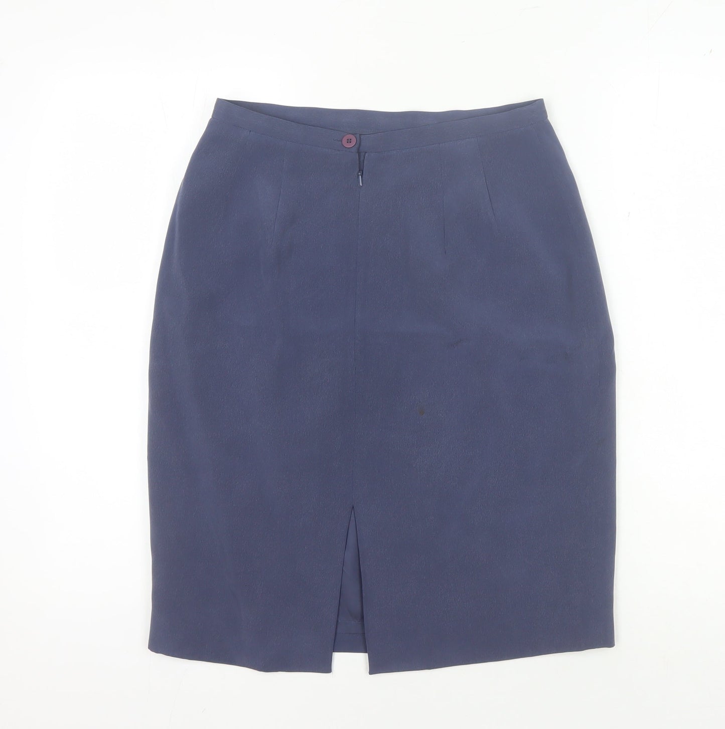 Jaeger Women’s Blue Pencil Skirt, Size 12, Knee Length
