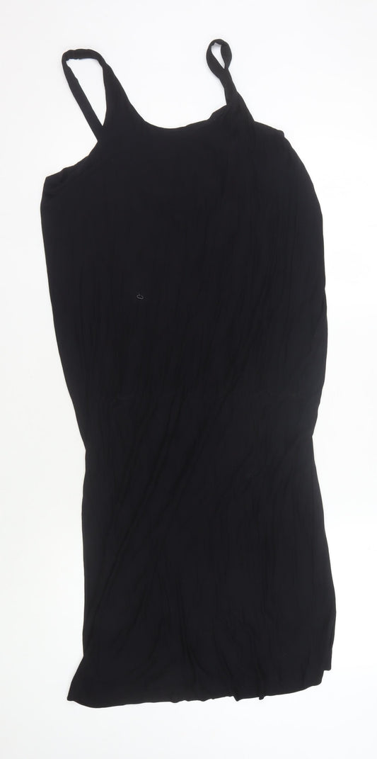 Hush Black Slip Dress, Women M, Casual Party