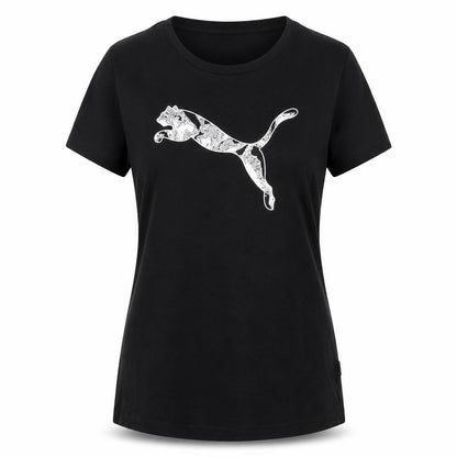 Womens UK Size 2XS PUMA Black  T-Shirt