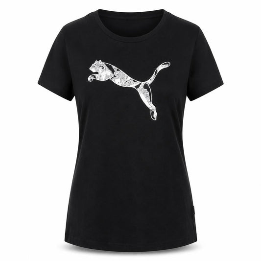 Womens UK Size 2XS PUMA Black  T-Shirt