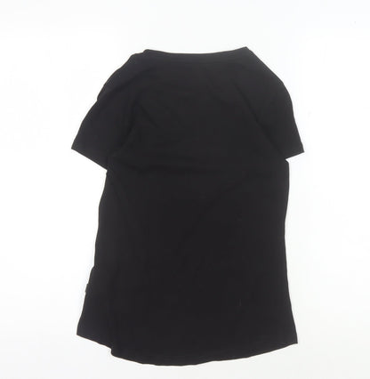 Puma Women's Black 2XS T-Shirt with Logo