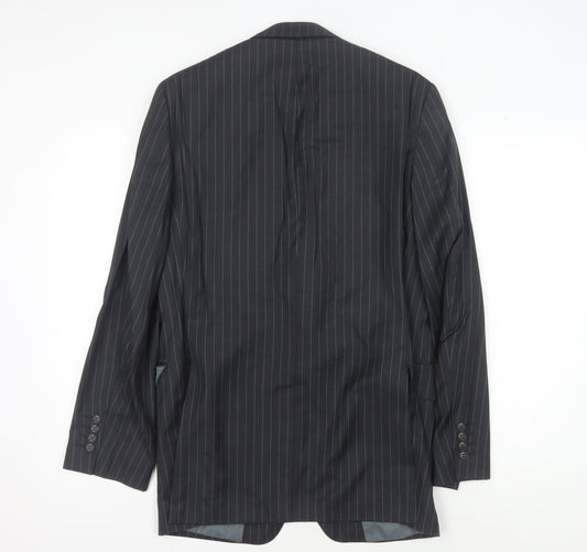 Austin Reed Men's Grey Striped Jacket 38 R Business