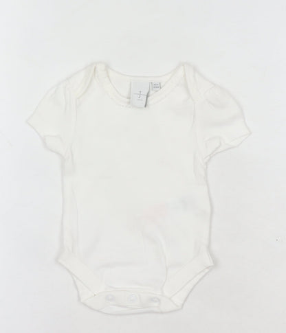 Jasper Conran White Newborn Unisex Babygrow