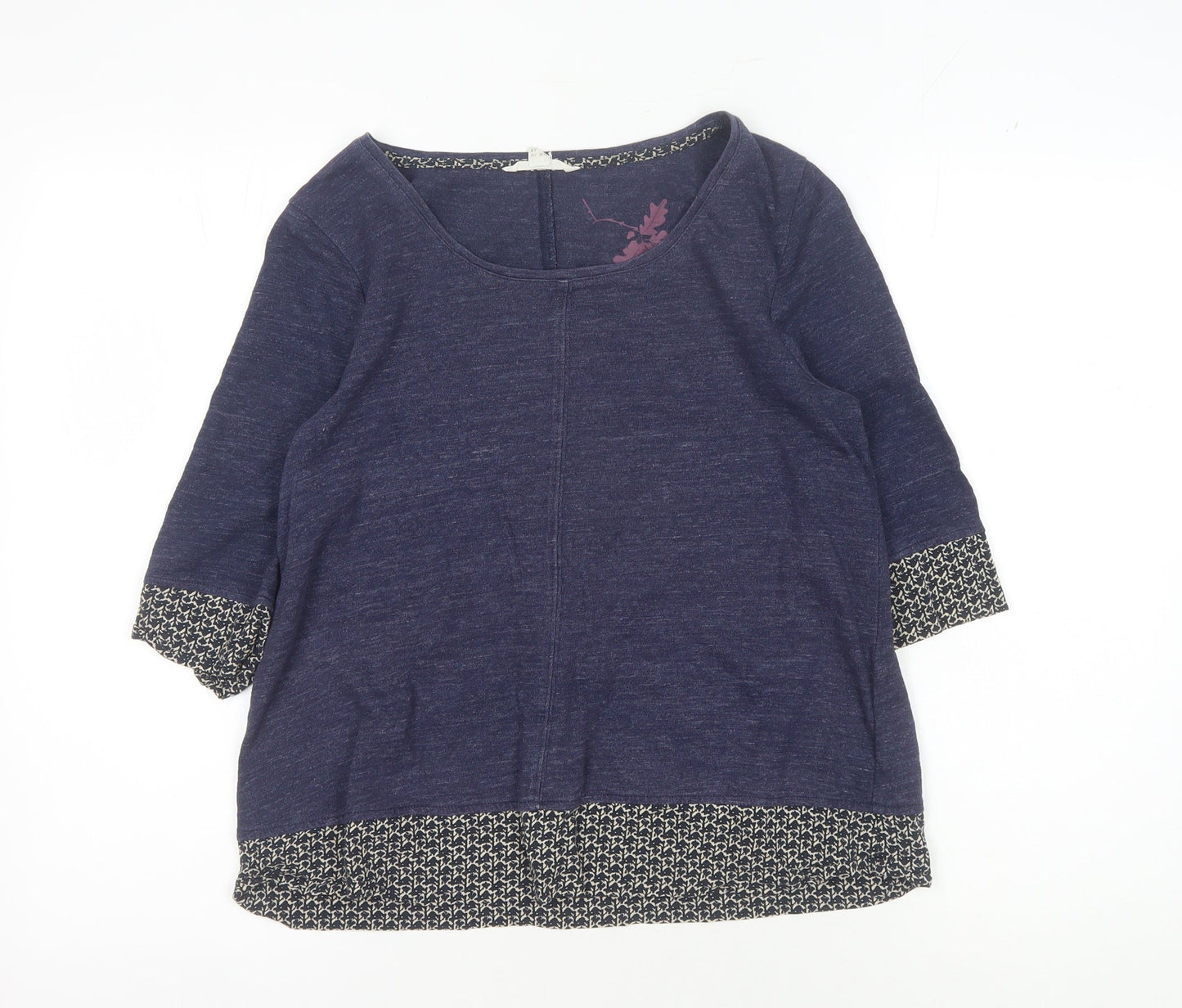 Womens UK Size 10 White Stuff Blue Basic Blouse